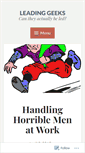 Mobile Screenshot of leadinggeeks.net