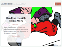 Tablet Screenshot of leadinggeeks.net